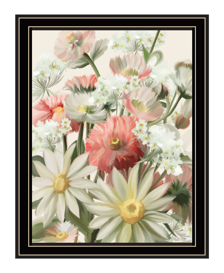 Summer Wildflowers For You Black Framed Print Wall Art