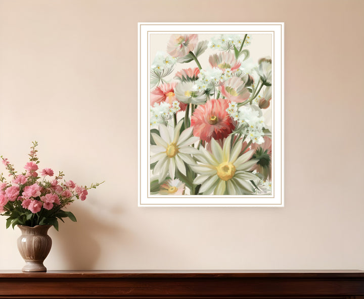 Summer Wildflowers For You Black Framed Print Wall Art