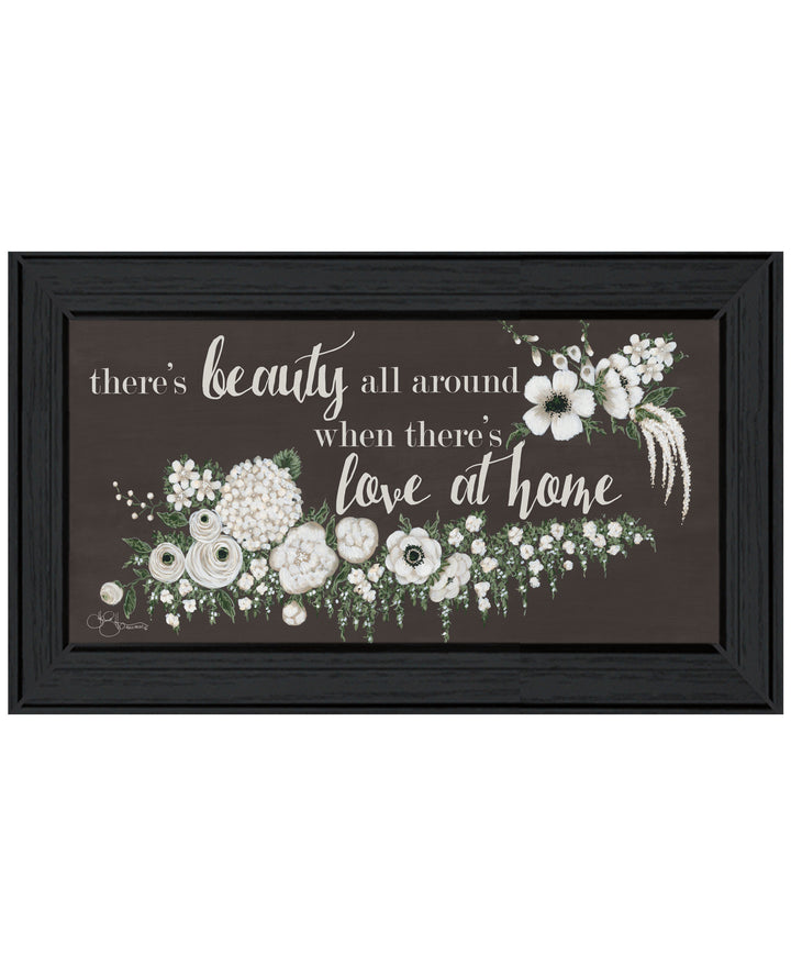 Love At Home Black Framed Print Wall Art