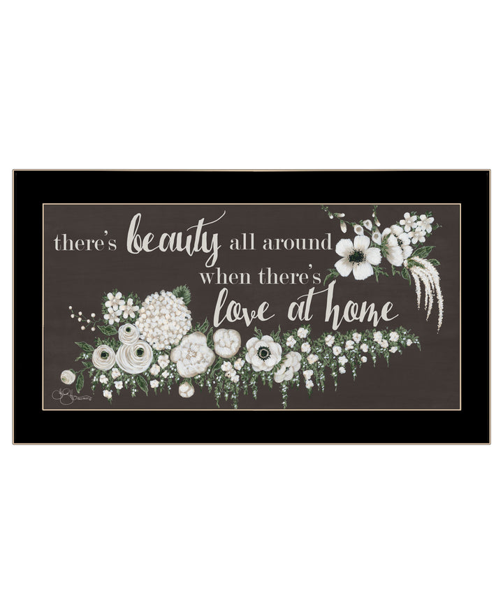 Love At Home Black Framed Print Wall Art