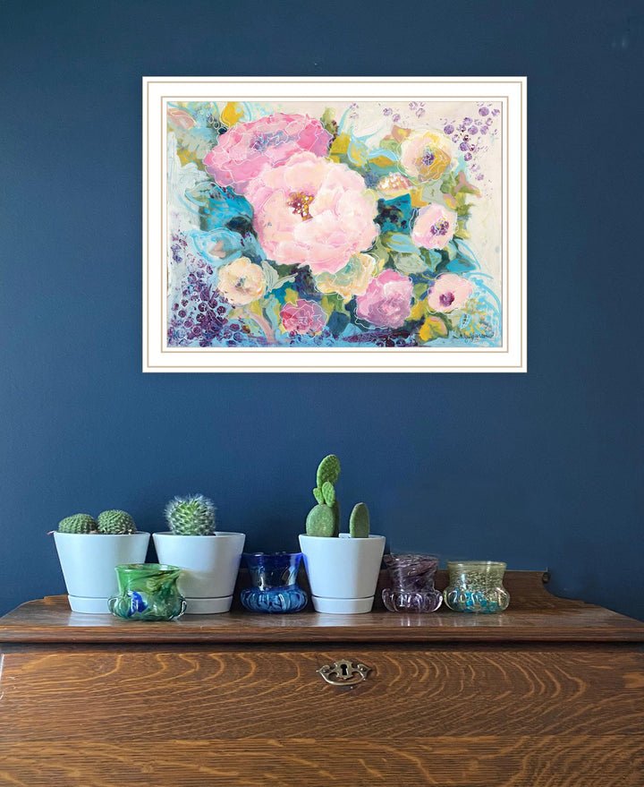 Fresh Florals Black Framed Print Wall Art