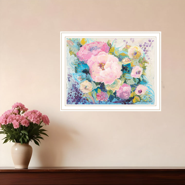 Fresh Florals Black Framed Print Wall Art