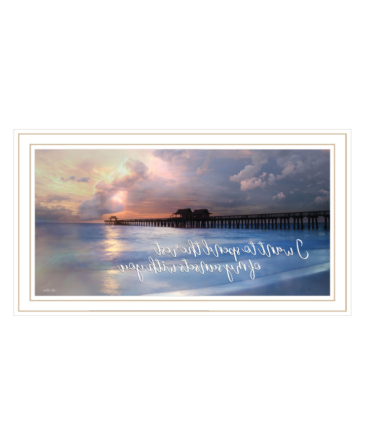 Rest of My Sunsets Black Framed Print Wall Art