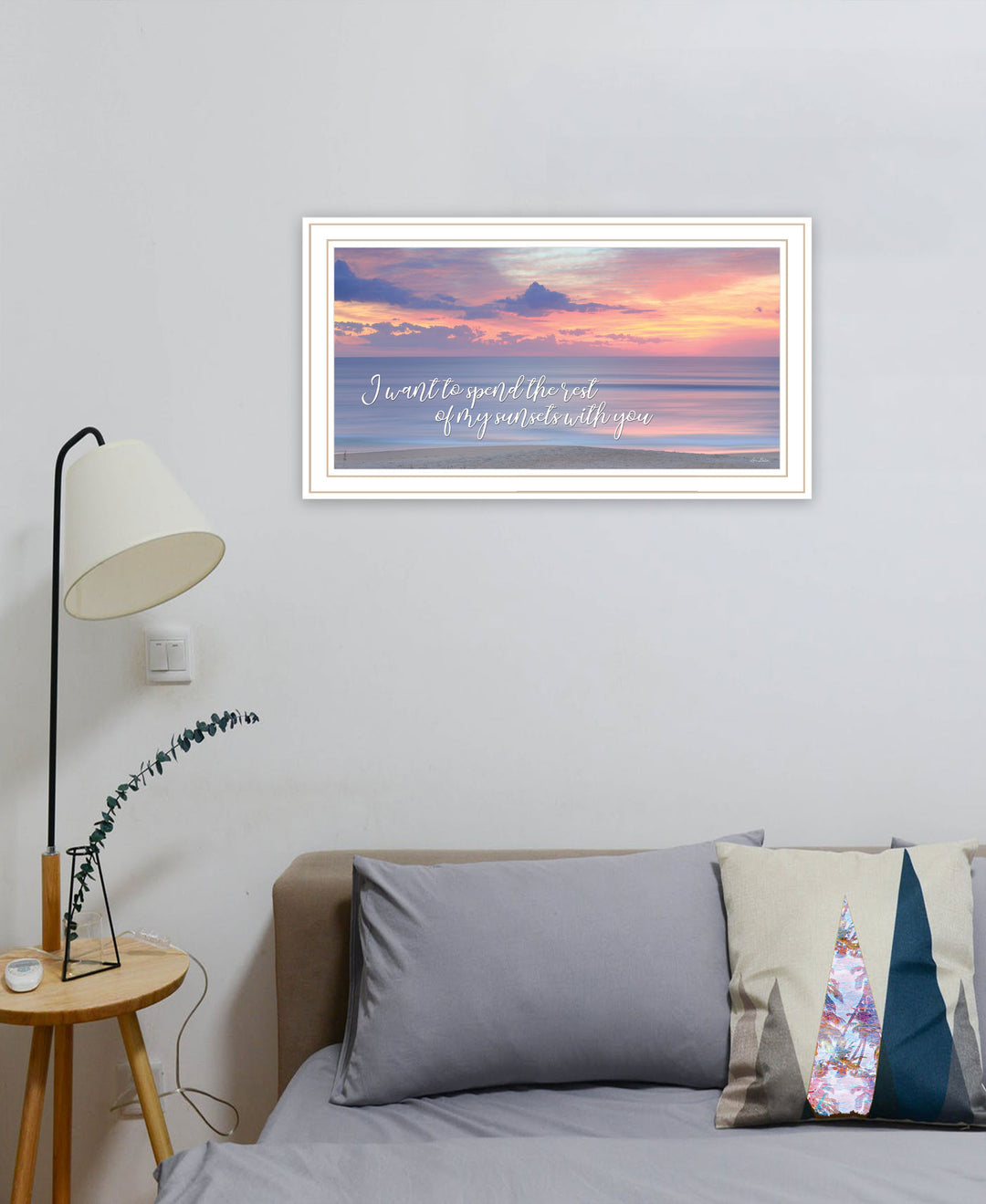 Rest of My Sunsets Black Framed Print Wall Art