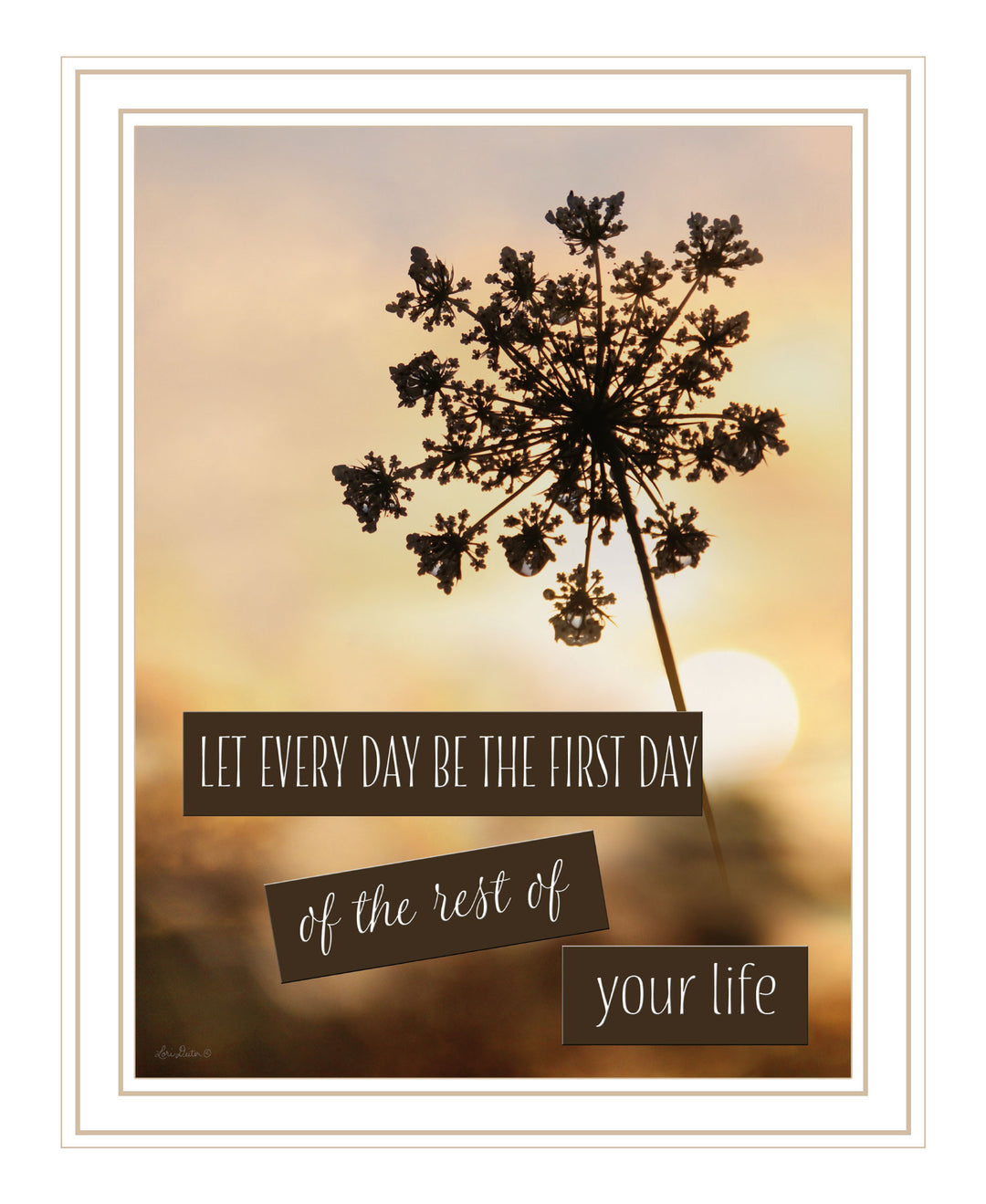 The First Day Black Framed Print Wall Art