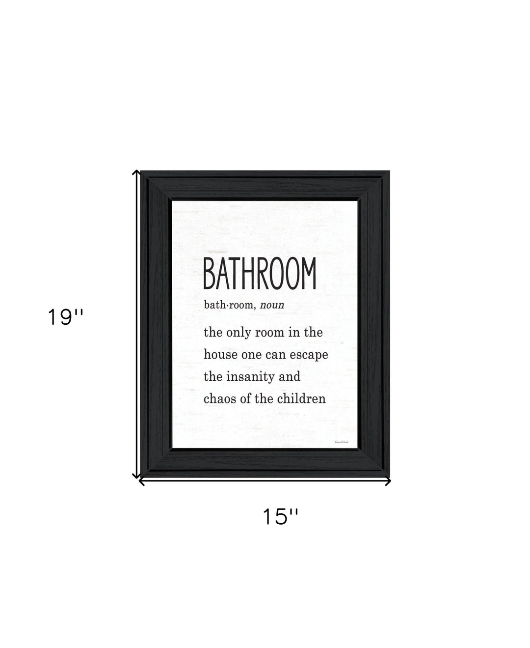 Bathroom Escape Black Framed Print Bathroom Wall Art