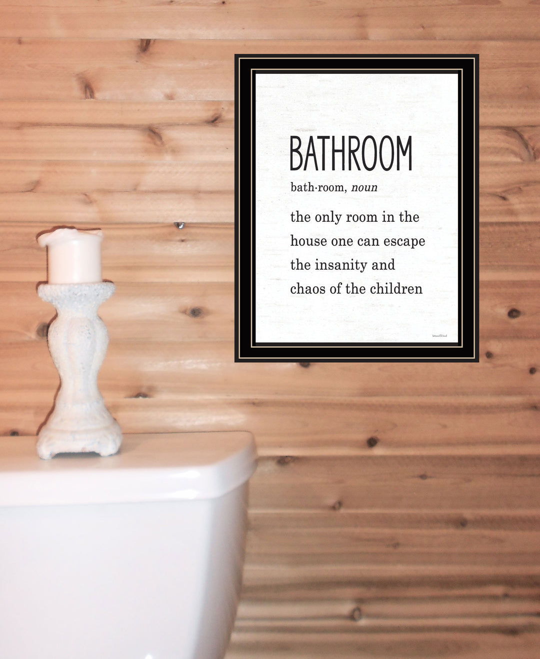 Bathroom Escape Black Framed Print Bathroom Wall Art