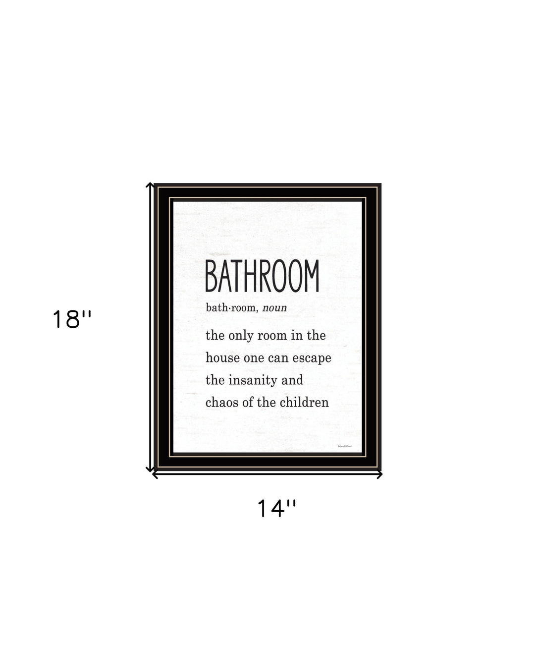 Bathroom Escape Black Framed Print Bathroom Wall Art