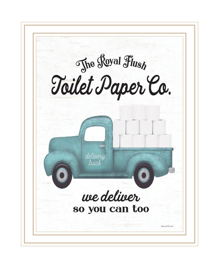 Toilet Paper Co Black Framed Print Bathroom Wall Art