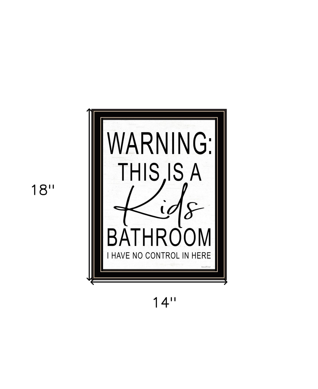 Kids Bathroom Black Framed Print Bathroom Wall Art