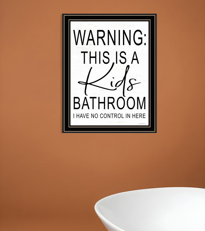 Kids Bathroom Black Framed Print Bathroom Wall Art