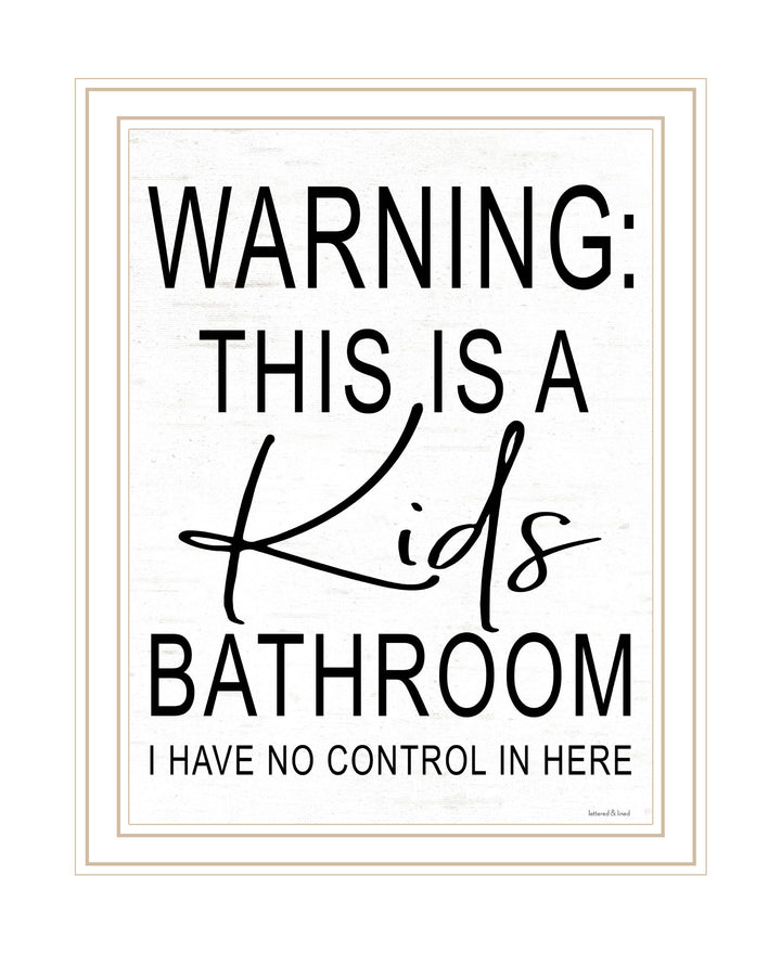 Kids Bathroom Black Framed Print Bathroom Wall Art