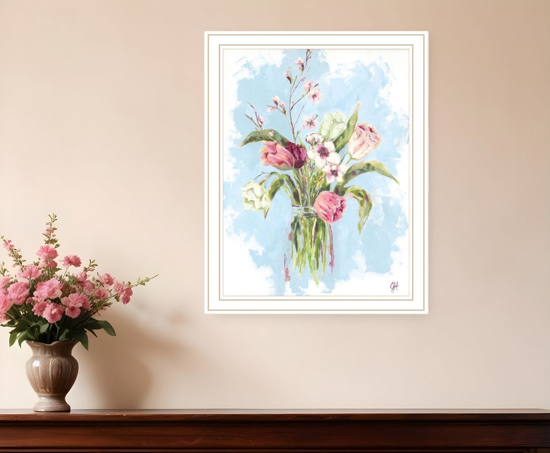 Flourish Black Framed Print Wall Art