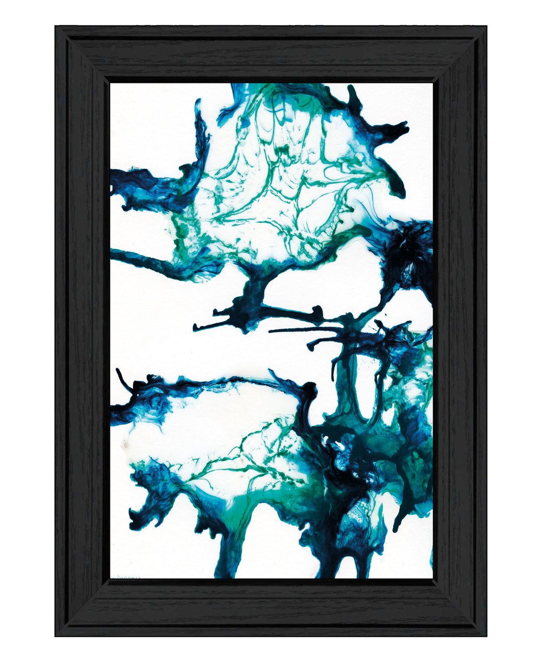 Ocean Living Black Framed Print Wall Art