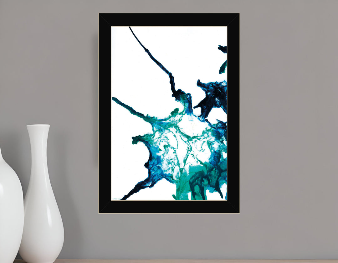 Ocean Living Black Framed Print Wall Art