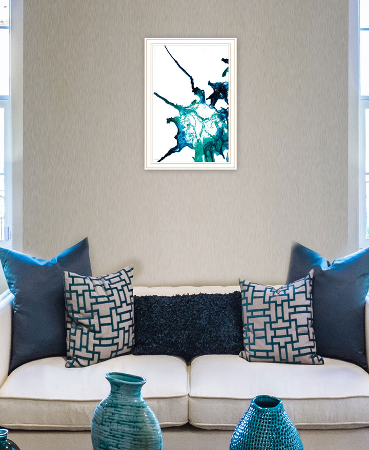 Ocean Living Black Framed Print Wall Art