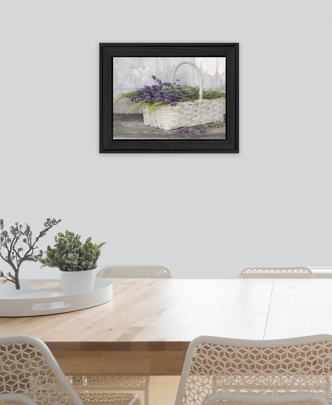 My Lavender Black Framed Print Wall Art