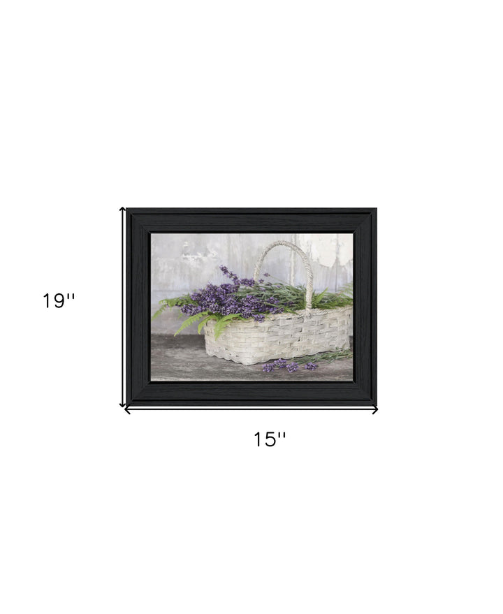 My Lavender Black Framed Print Wall Art