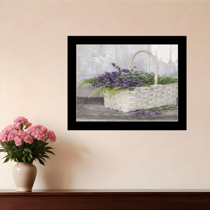 My Lavender Black Framed Print Wall Art