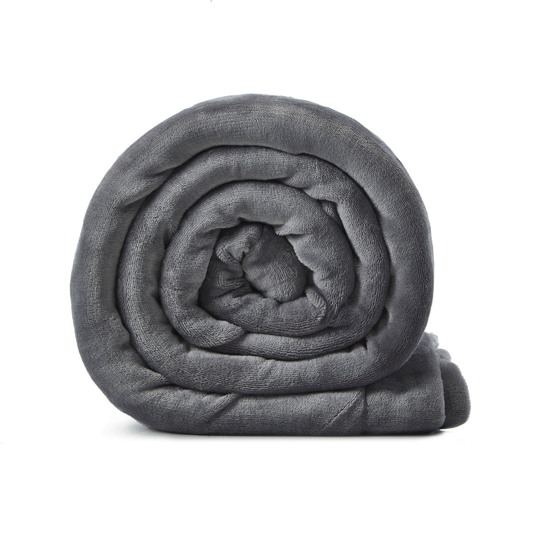 90" X 90" Navy Blue Knitted Polyester Plush Throw Blanket